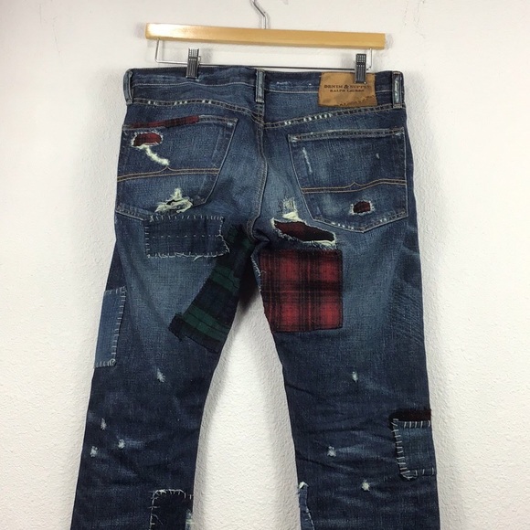 [SOLD] Ralph Lauren Denim Supply Patchwork Slim 31 - Picture 3 of 8